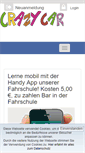 Mobile Screenshot of fahrschule-crazycar.de